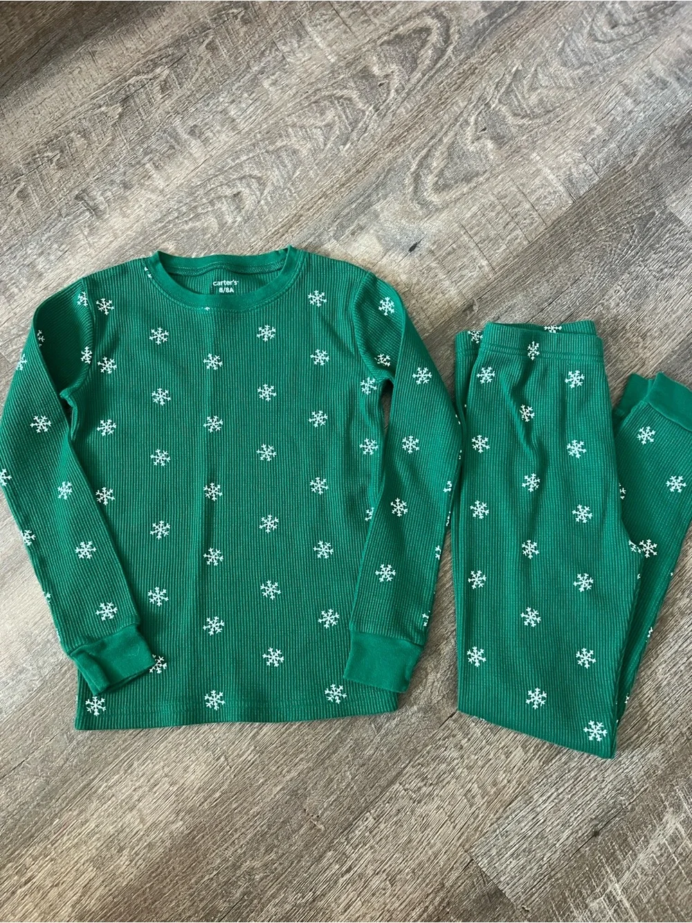 Carter's Christmas Pajamas Set of 3- Size‎ 8